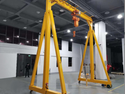 起重机械无轨龙门架电动行走 5吨起重机手动可调节高度简易 龙门吊