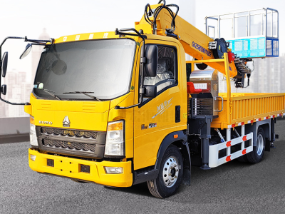 蓝牌高空作业车4吨5吨6.3吨吊车蓝牌汽车吊起重机小型随车吊