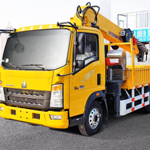 蓝牌高空作业车4吨5吨6.3吨吊车蓝牌汽车吊起重机小型随车吊