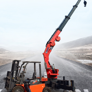 工程机械移动式折臂尾吊 液压车载伸缩工程施工车间搬运 折臂尾吊