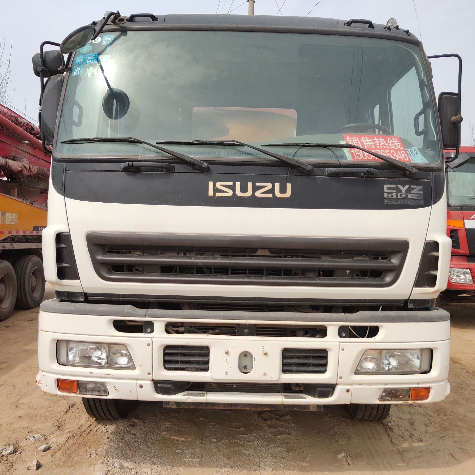 11年国三37米泵车